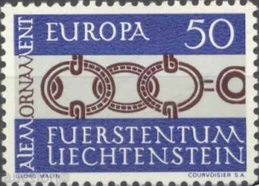 Καθαρό μάρκα Ευρώπη Σεπτέμβριο του 1965 από το Λιχτενστάιν