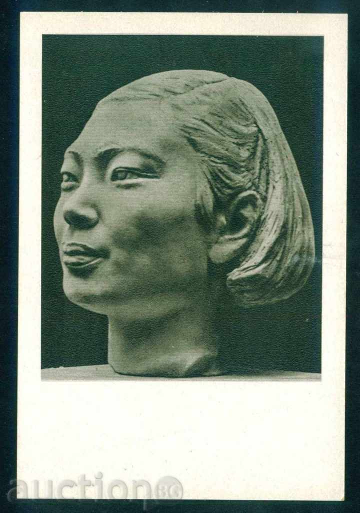 Sculptorul Ivan Funev student chinez la 1955 7759