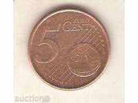 Финландия  5  евроцента  2001 г.