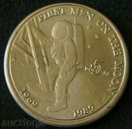 5 dolari 1989, Insulele Marshall