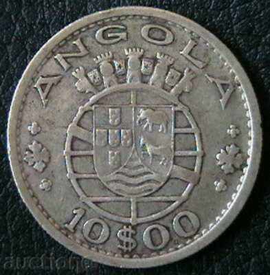 10 escudo 1955, Angola