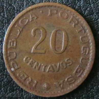 20 cent 1961, Mozambique