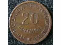 20 центаво 1961, Мозамбик