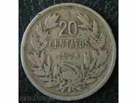 20 центаво 1924, Чили