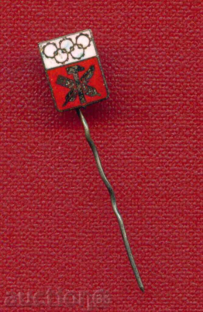 Auction Badge - OLYMPIC POLAND? / Z5 Auction Badge - OLYMPIC POLAND? / Z5