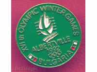 Insigna SPORT - Jocurile Olimpice de Iarnă - Albertville 1992 / Z227