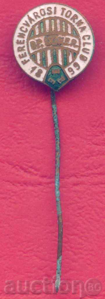 Badge SPORT - Ferencváros football club - HUNGARY / Z240 with price 5.00 BGN | € 2.56