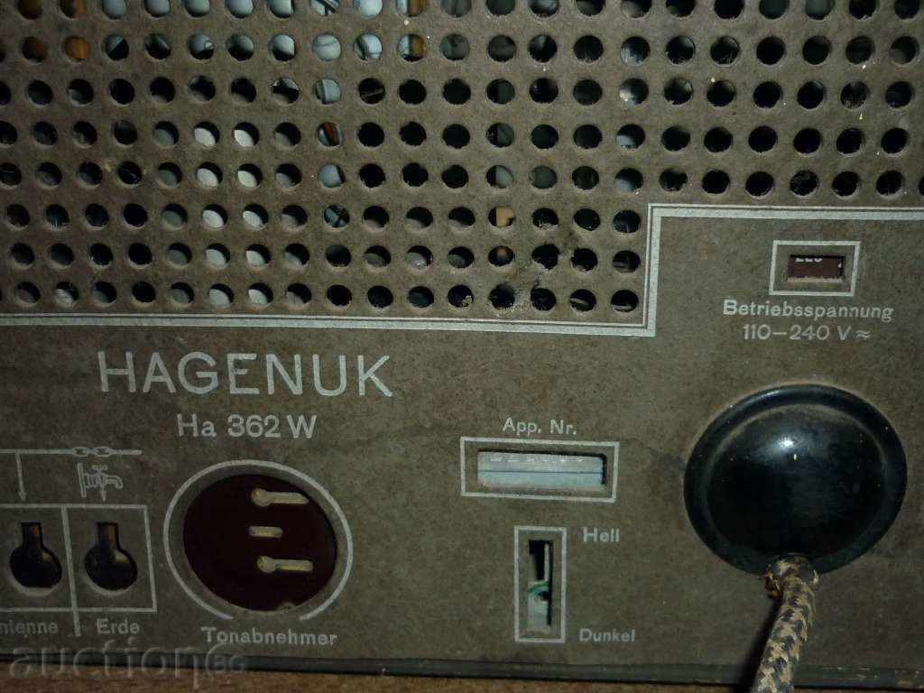 Auction Ancient German radio brand "HAGENUK" Auction Ancient German radio brand "HAGENUK"