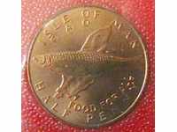 1/2 penny 1977 FAO, Insula Man