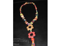 Exotic coconut-multicolored-2 necklace