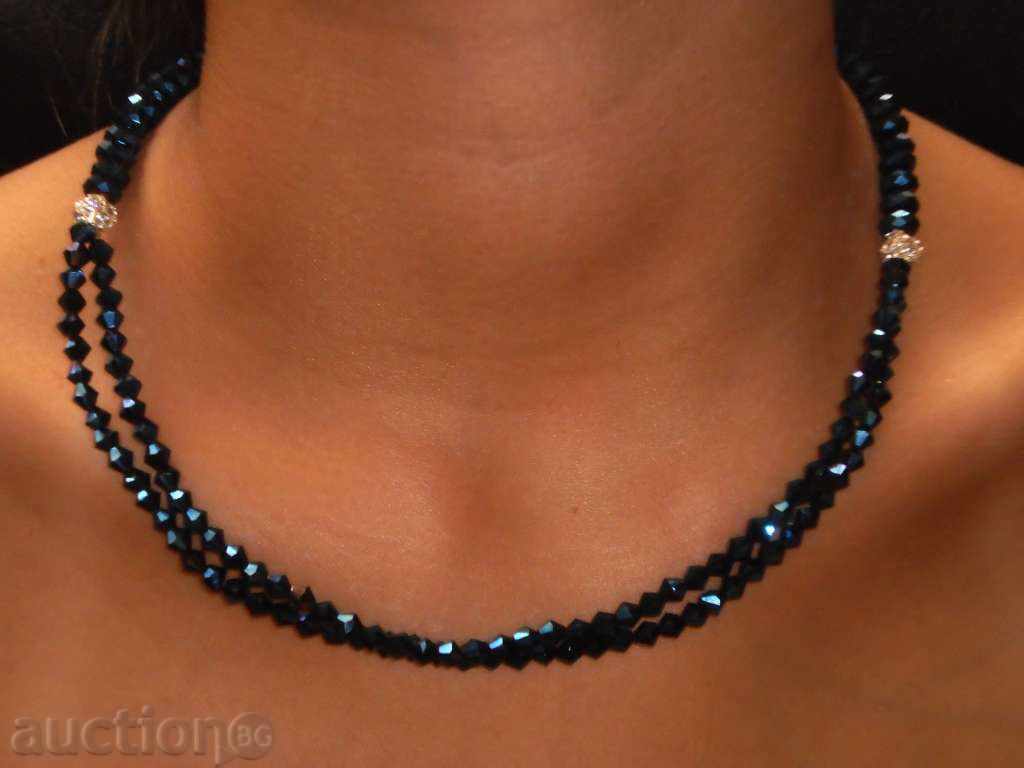 Колие от стъклена мъниста-турско синьо - 5 Колие от стъклена мъниста-турско синьо - 5