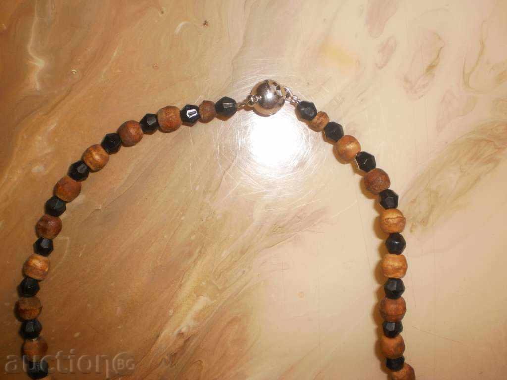 Necklace with Exotic African Seeds in Grunge Style-2 - 6 Necklace with Exotic African Seeds in Grunge Style-2 - 6