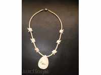 Necklace with camel bone with elephants