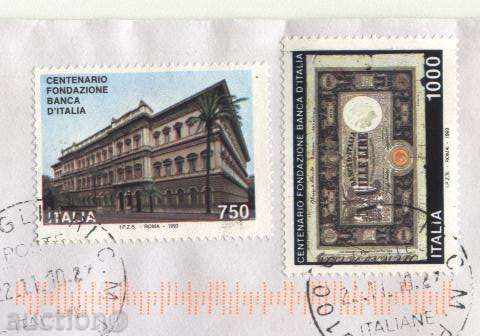 Ταξιδεύοντας μάρκες τσάντα 1993 της Τράπεζας της Ιταλίας με τιμή 0.60 BGN | € 0.31 Ταξιδεύοντας μάρκες τσάντα 1993 της Τράπεζας της Ιταλίας με τιμή 0.60 BGN | € 0.31