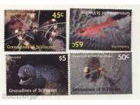 Чисти марки Морска Фауна 1987  от  Сейнт Винсент и Гренадини