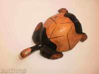 Turtle - a small African figure of ebony