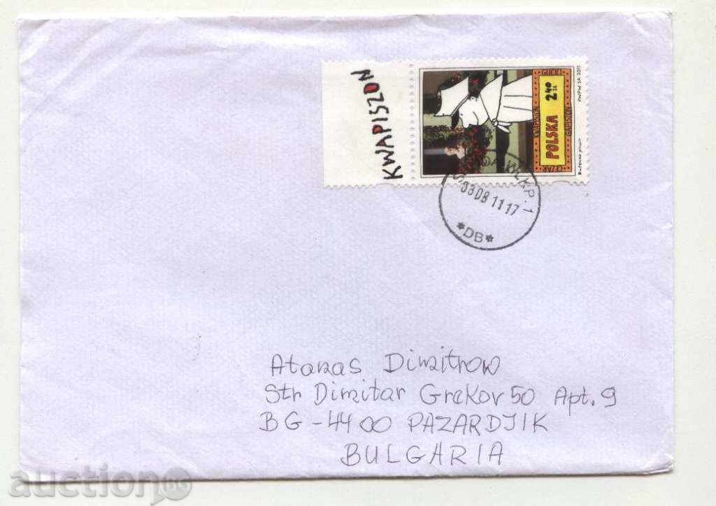 Traveled 2011 envelope from Poland