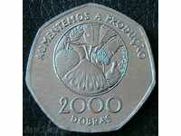 2000 dobra 1997, São Tomé și Príncipe