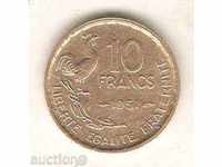 +Франция  10  франка  1951 г.