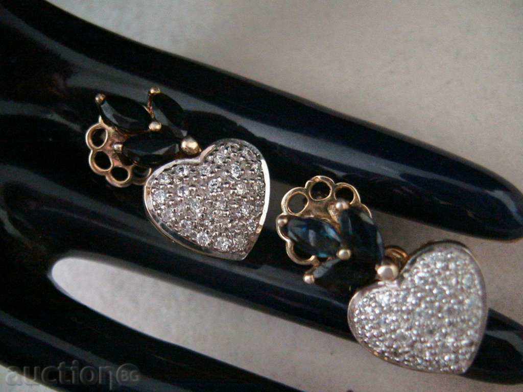 SET LUXOS: CERCEI și PENDANTIV cu SAFIR, ARGINT 925 - 6 SET LUXOS: CERCEI și PENDANTIV cu SAFIR, ARGINT 925 - 6