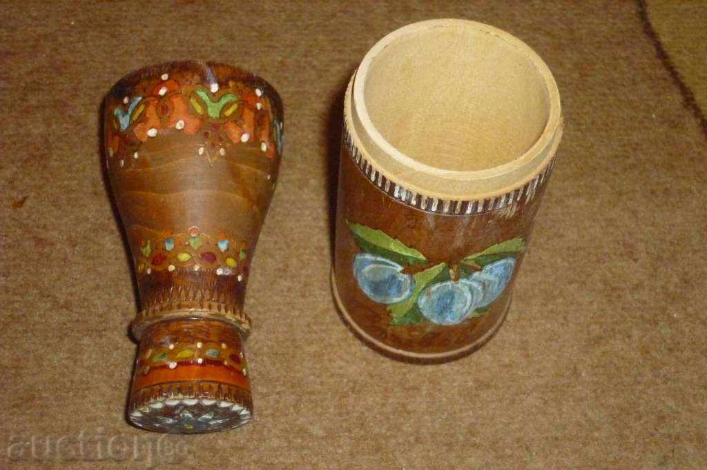 Pyrographic wooden bottle - advertising - 5 Pyrographic wooden bottle - advertising - 5