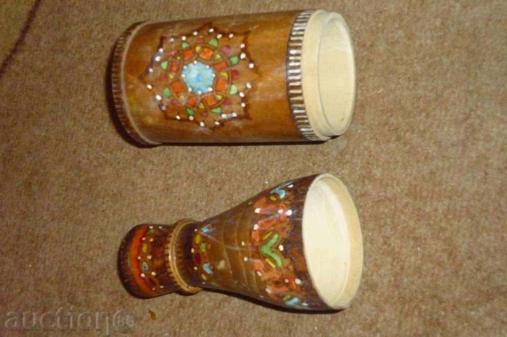 Pyrographic wooden bottle - advertising - 6 Pyrographic wooden bottle - advertising - 6