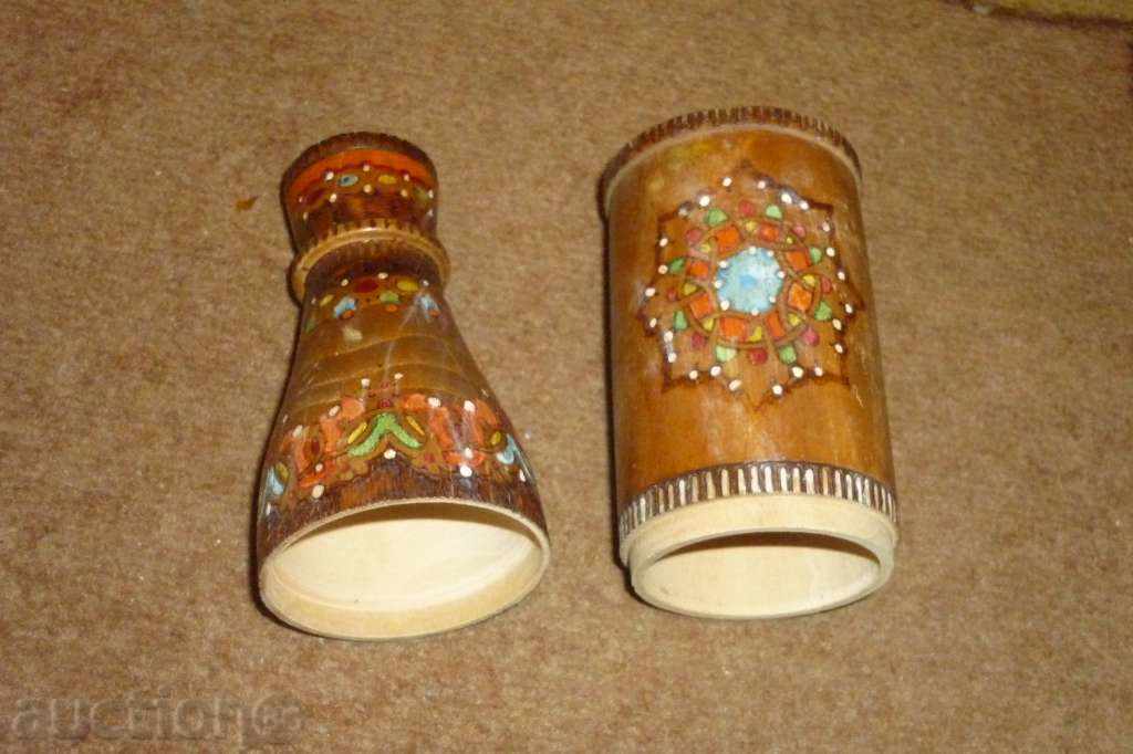 Pyrographic wooden bottle - advertising - 7 Pyrographic wooden bottle - advertising - 7