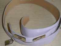 Belt for ladies in lila with DjKv padlock