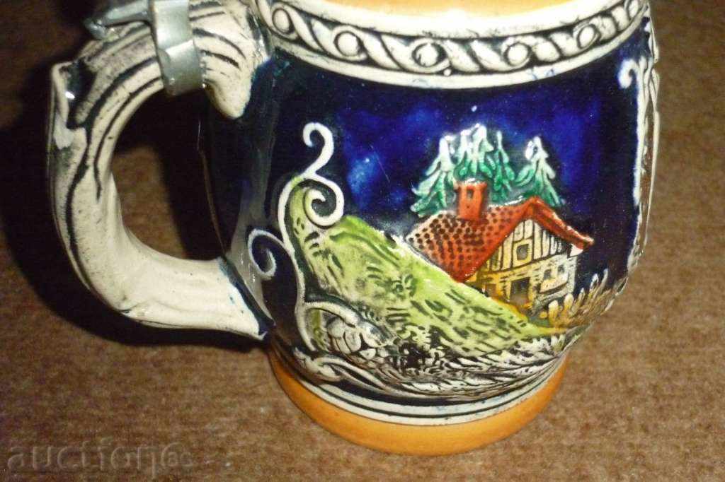 Cap and stage halter, beer glass, porcelain, service with price 53.00 BGN | € 27.10 Cap and stage halter, beer glass, porcelain, service with price 53.00 BGN | € 27.10