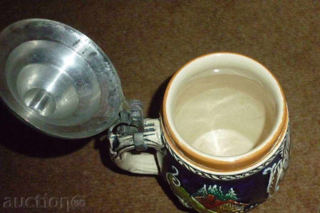 Delivery of Cap and stage halter, beer glass, porcelain, service Delivery of Cap and stage halter, beer glass, porcelain, service