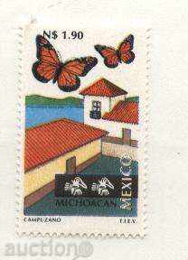 Чиста марка   Пеперуди 1993  от Мексико