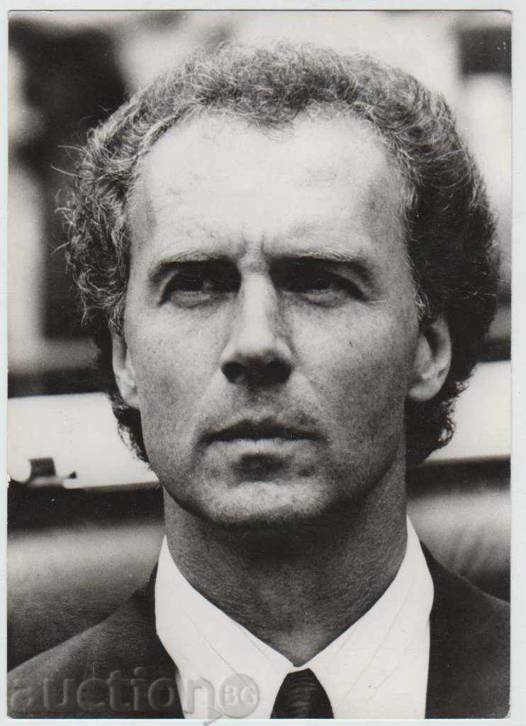 Football picture Beckenbauer
