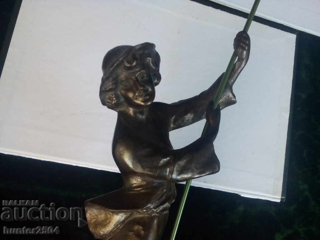 Licitație Pescar, patina, de autor.