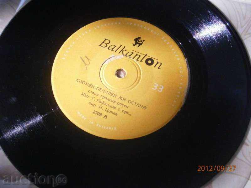 OLD URBAN SONGS - G. RAFAILOV - - BALKANTON - 2703