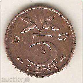 + Ολλανδία 5 σεντς 1957