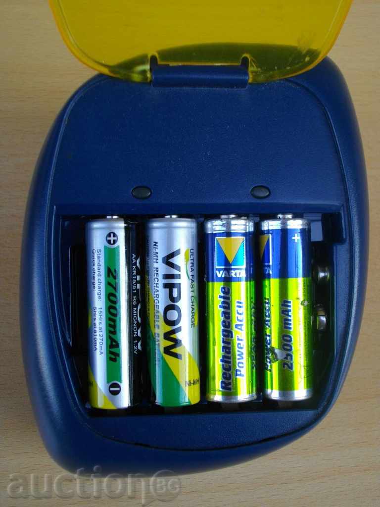 Φορτιστής για τις επαναφορτιζόμενες μπαταρίες «» VARTA - Τύπος 57.063 «» με τιμή 20.00 BGN | € 10.23 Φορτιστής για τις επαναφορτιζόμενες μπαταρίες «» VARTA - Τύπος 57.063 «» με τιμή 20.00 BGN | € 10.23