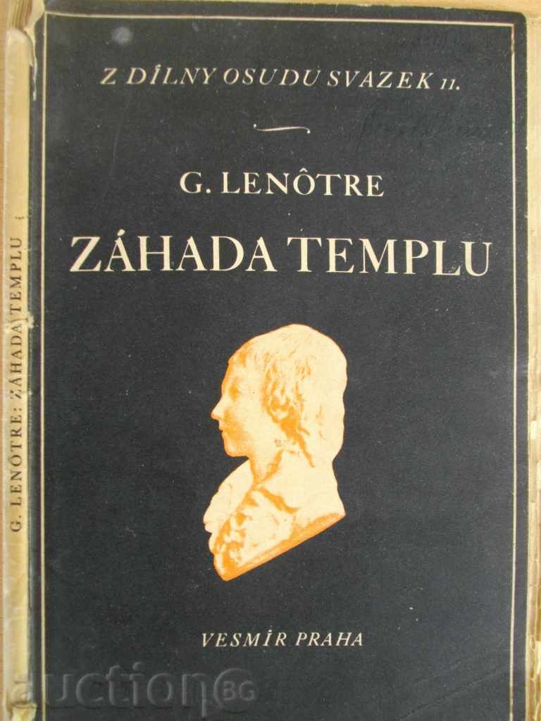 Βιβλίο '' ZAHADA TEMPLU - Γ LENOTRE '' - 129 σ.