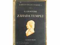 Βιβλίο '' ZAHADA TEMPLU - Γ LENOTRE '' - 129 σ.