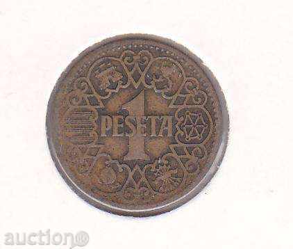 Spain 1 Peseta 1944 Spain 1 Peseta 1944