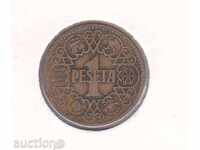 Ισπανία 1 πεσέτα 1944