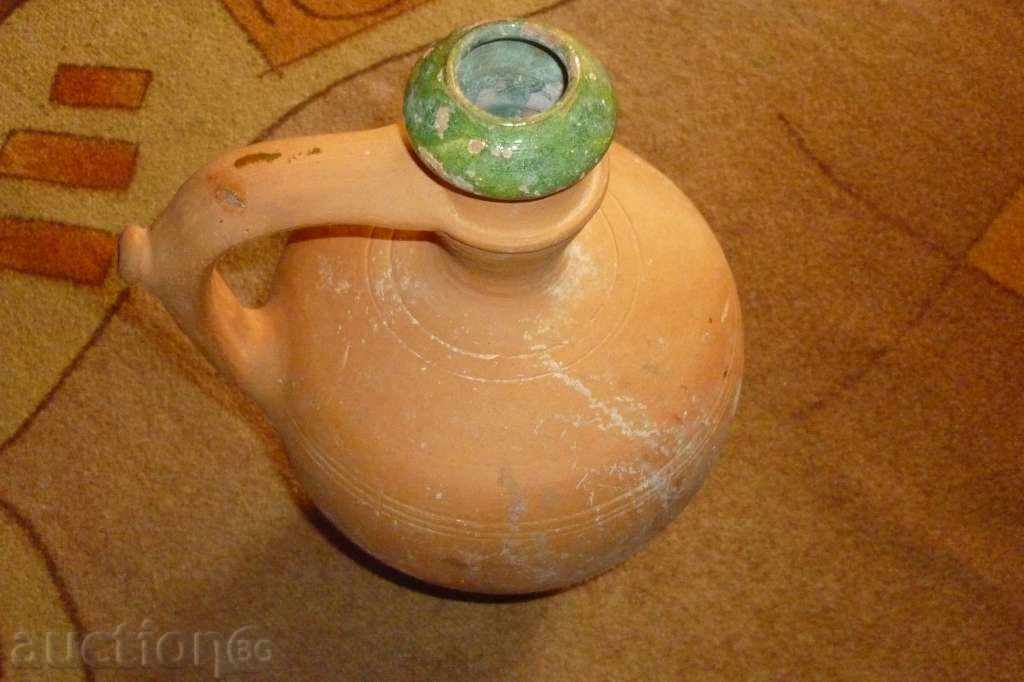 Antique ceramic pitcher with price 44.00 BGN | € 22.50 Antique ceramic pitcher with price 44.00 BGN | € 22.50