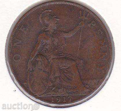Great Britain 1 pence 1917