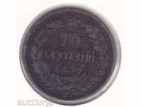 Italia 10 centime 1867