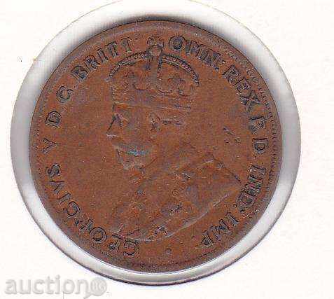 Australia 1 pence 1924 cu preț 10.00 BGN | € 5.11 Australia 1 pence 1924 cu preț 10.00 BGN | € 5.11