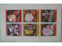 PM 3482-3487 Orchids - small sheet
