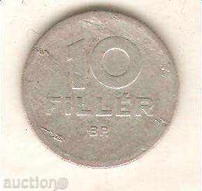+Унгария  10  филера  1959 г.