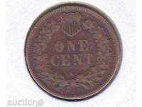 USA 1 cent 1882 year