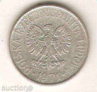 Polonia + 50 bănuți 1971 MW cu preț 0.90 BGN | € 0.46