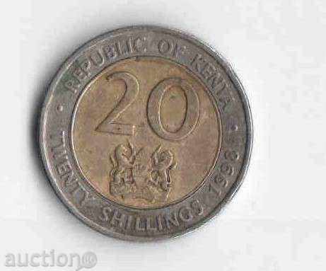 20 șilingi Kenya în 1998