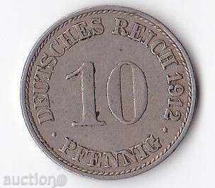 Germany 10 Pfennig 1912a